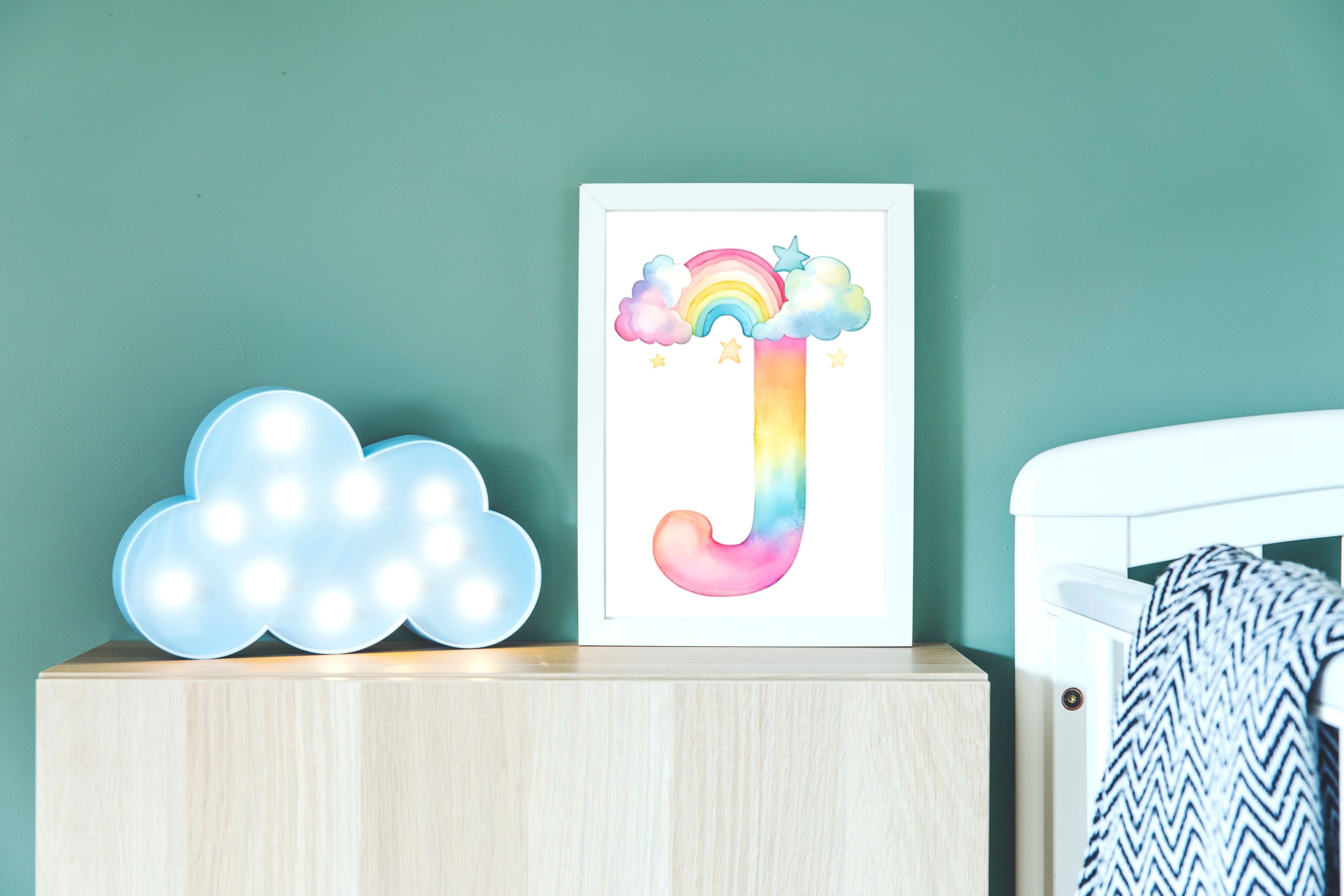 Rainbow Alphabet - J