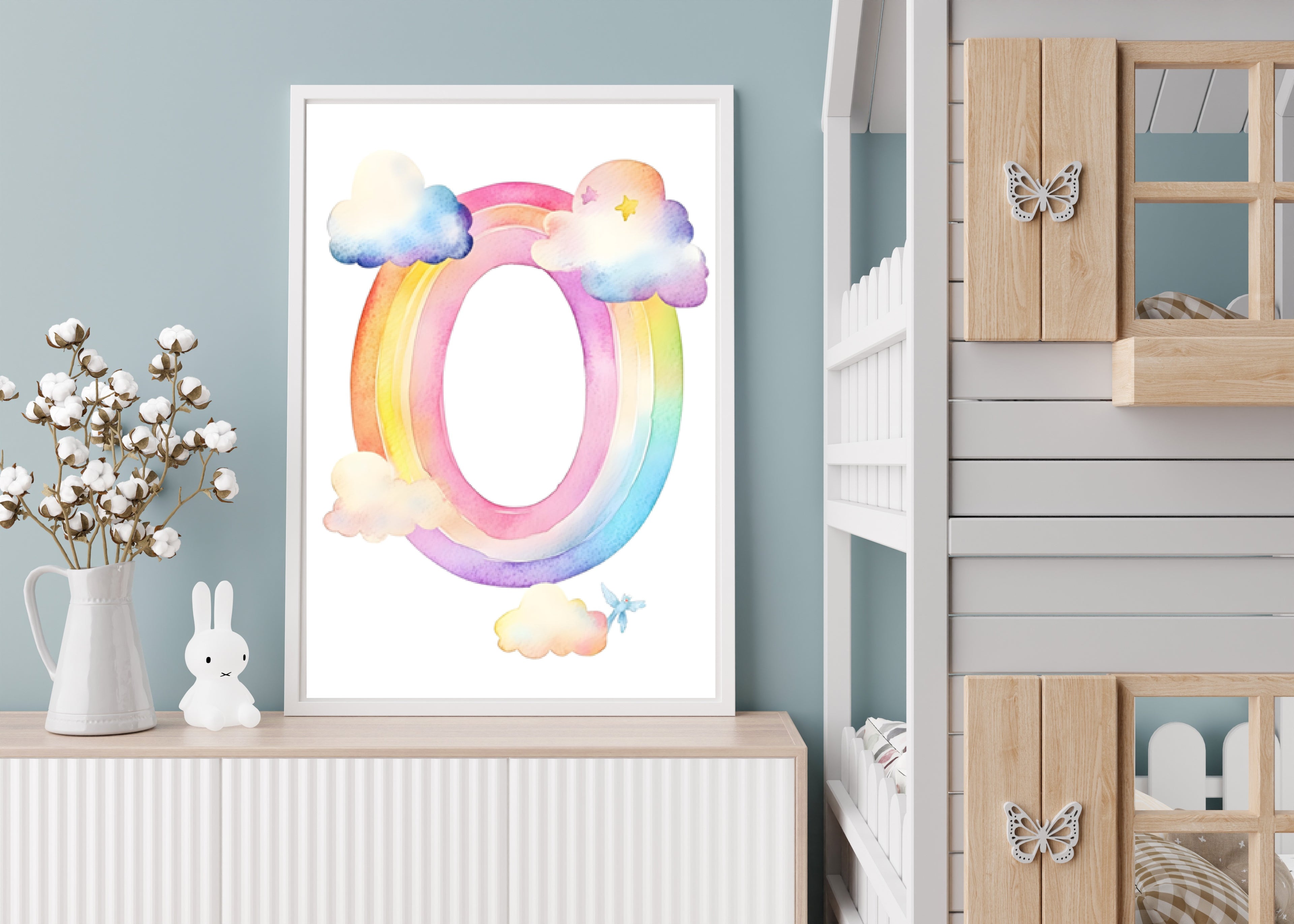 Rainbow Alphabet - O