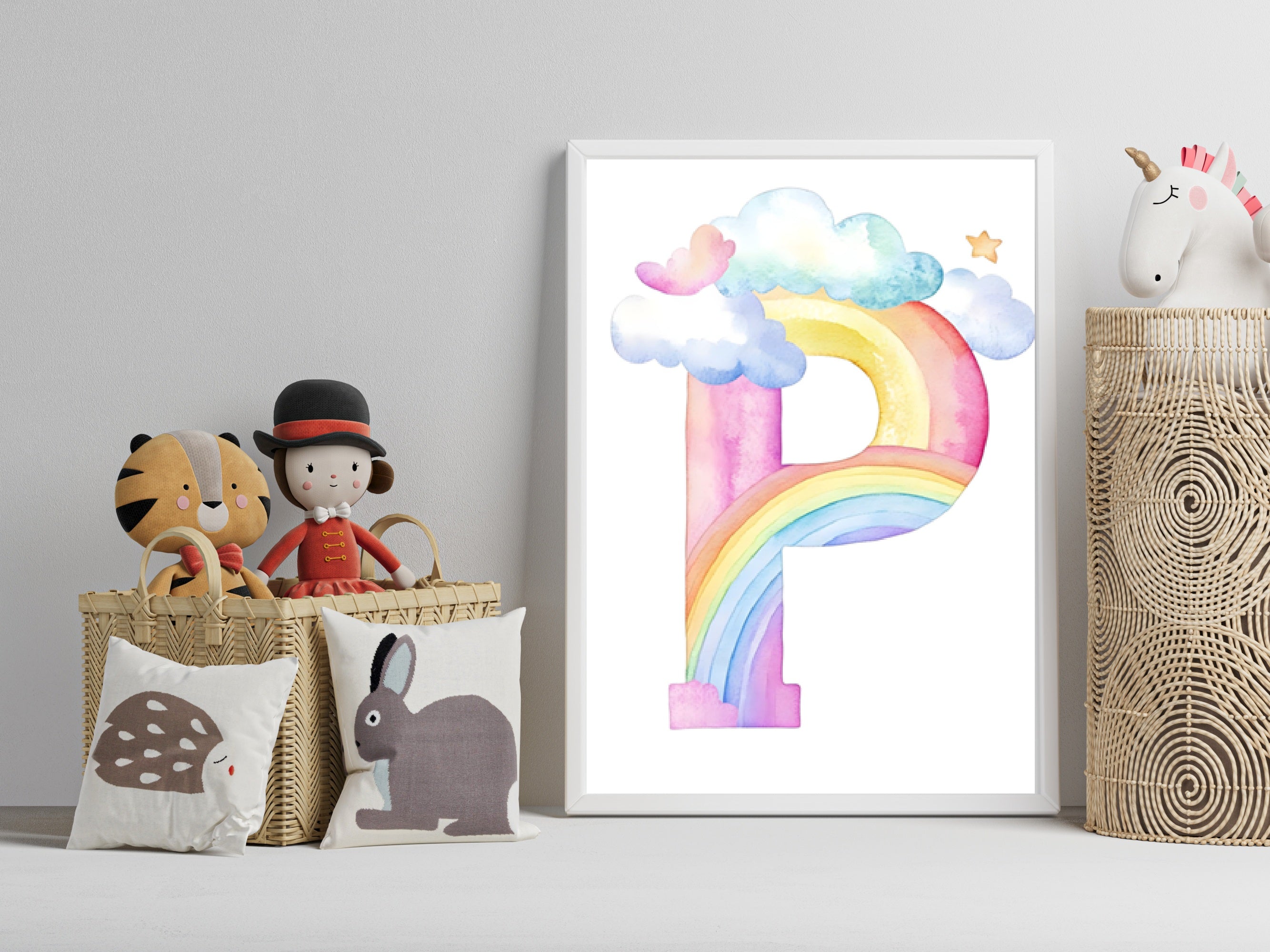 Rainbow Alphabet - P
