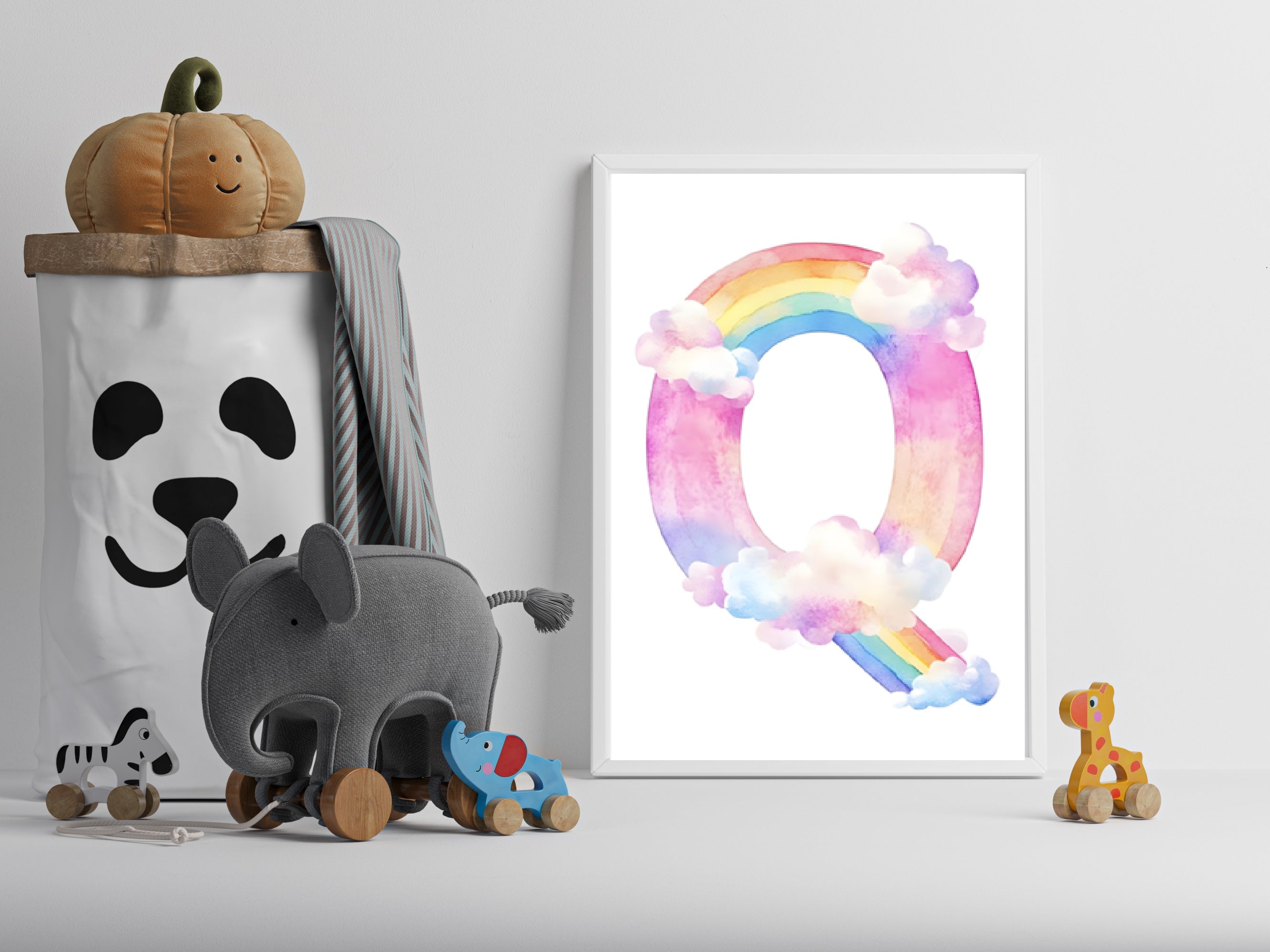 Rainbow Alphabet - Q