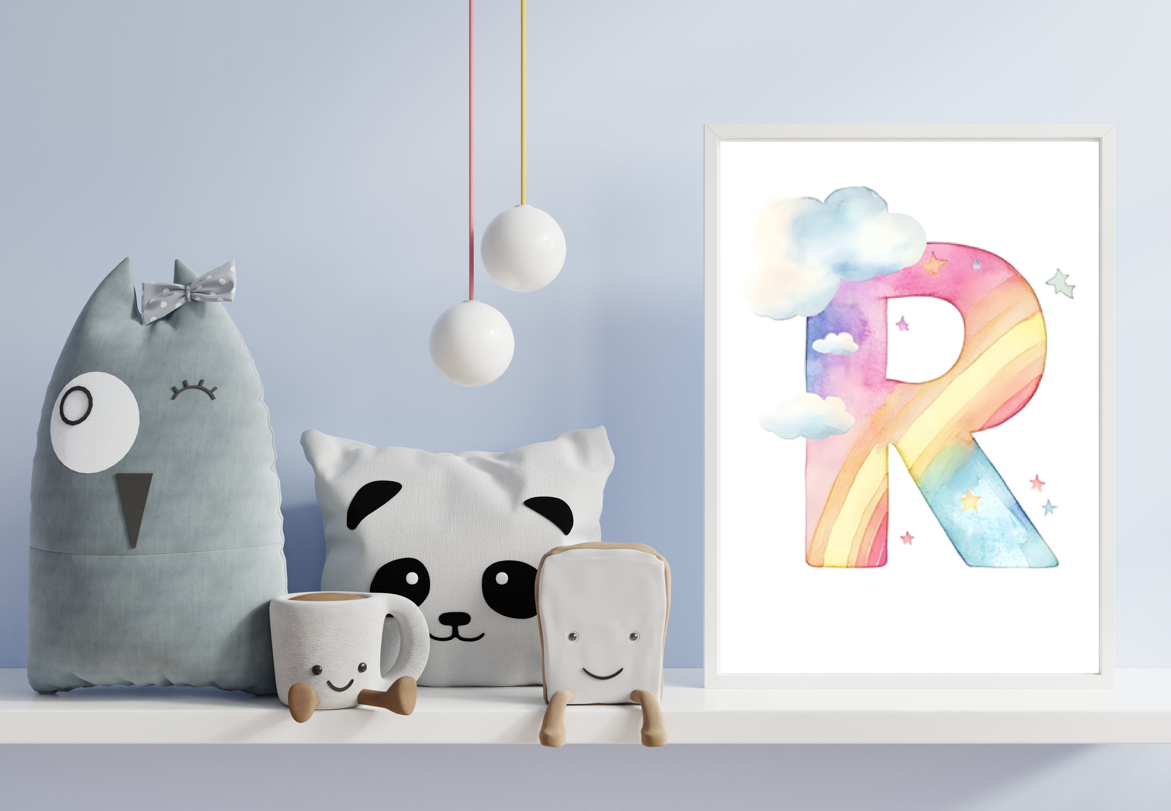 Rainbow Alphabet - R