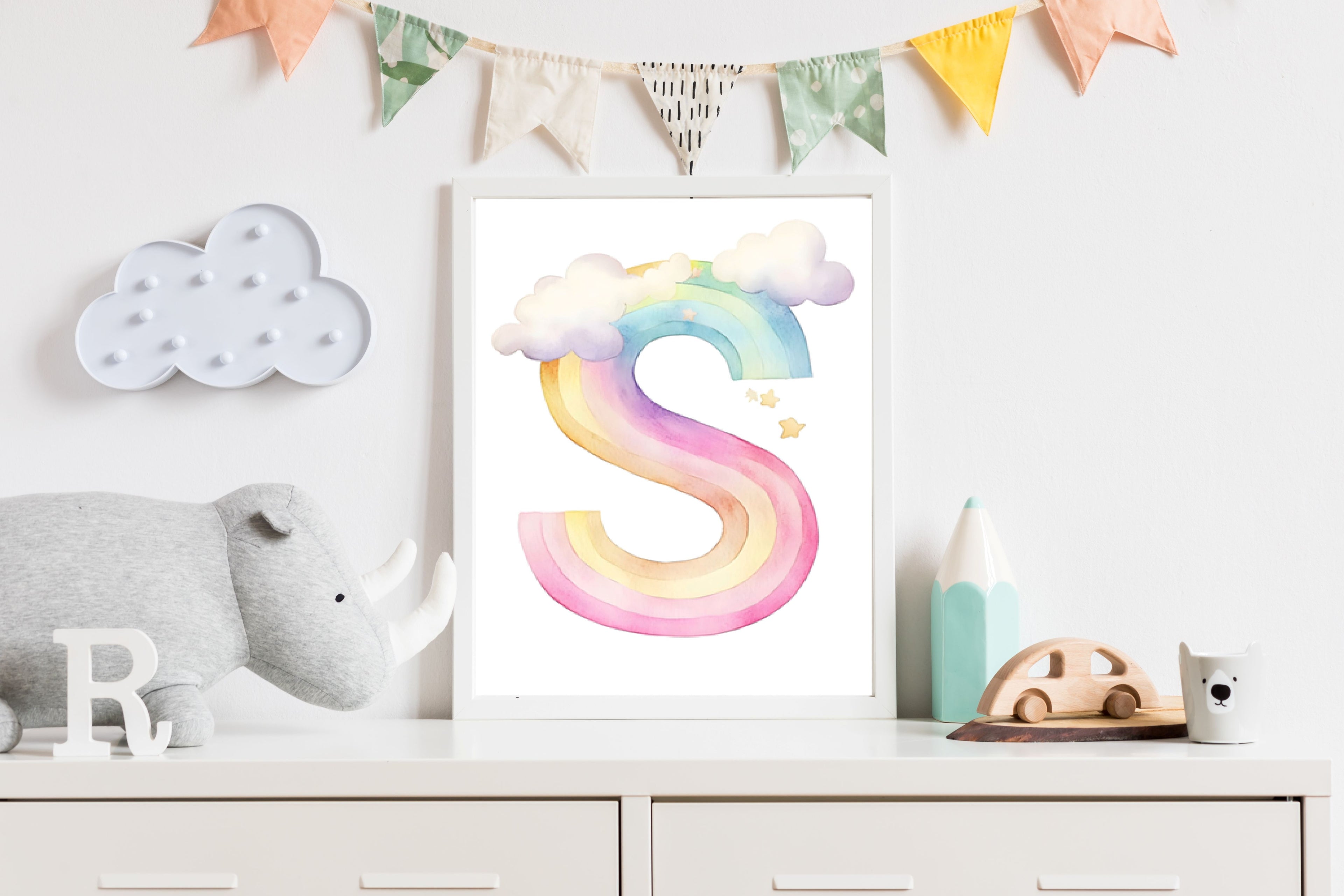 Rainbow Alphabet - S