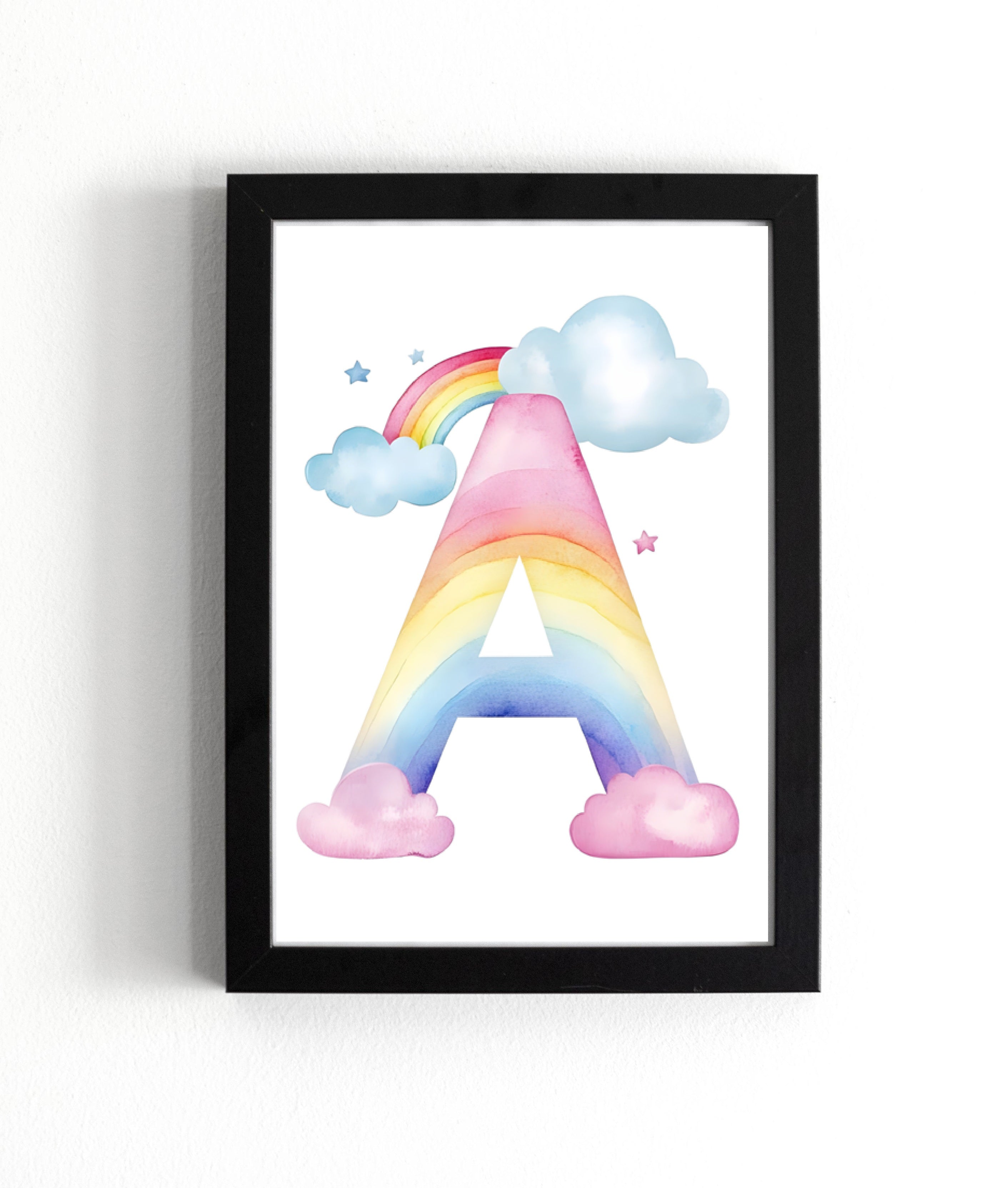 Rainbow Alphabet - A