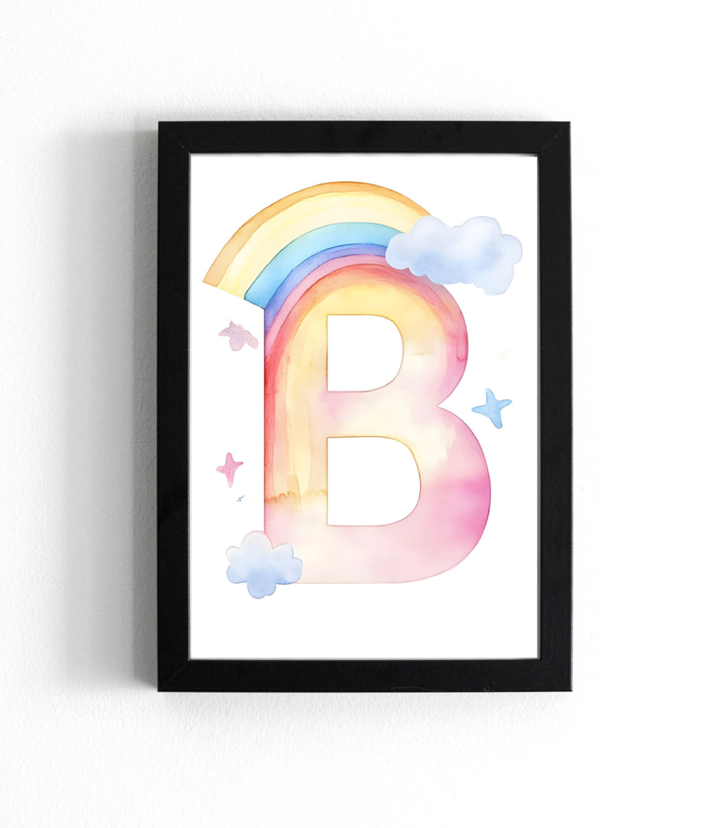 Rainbow Alphabet - B