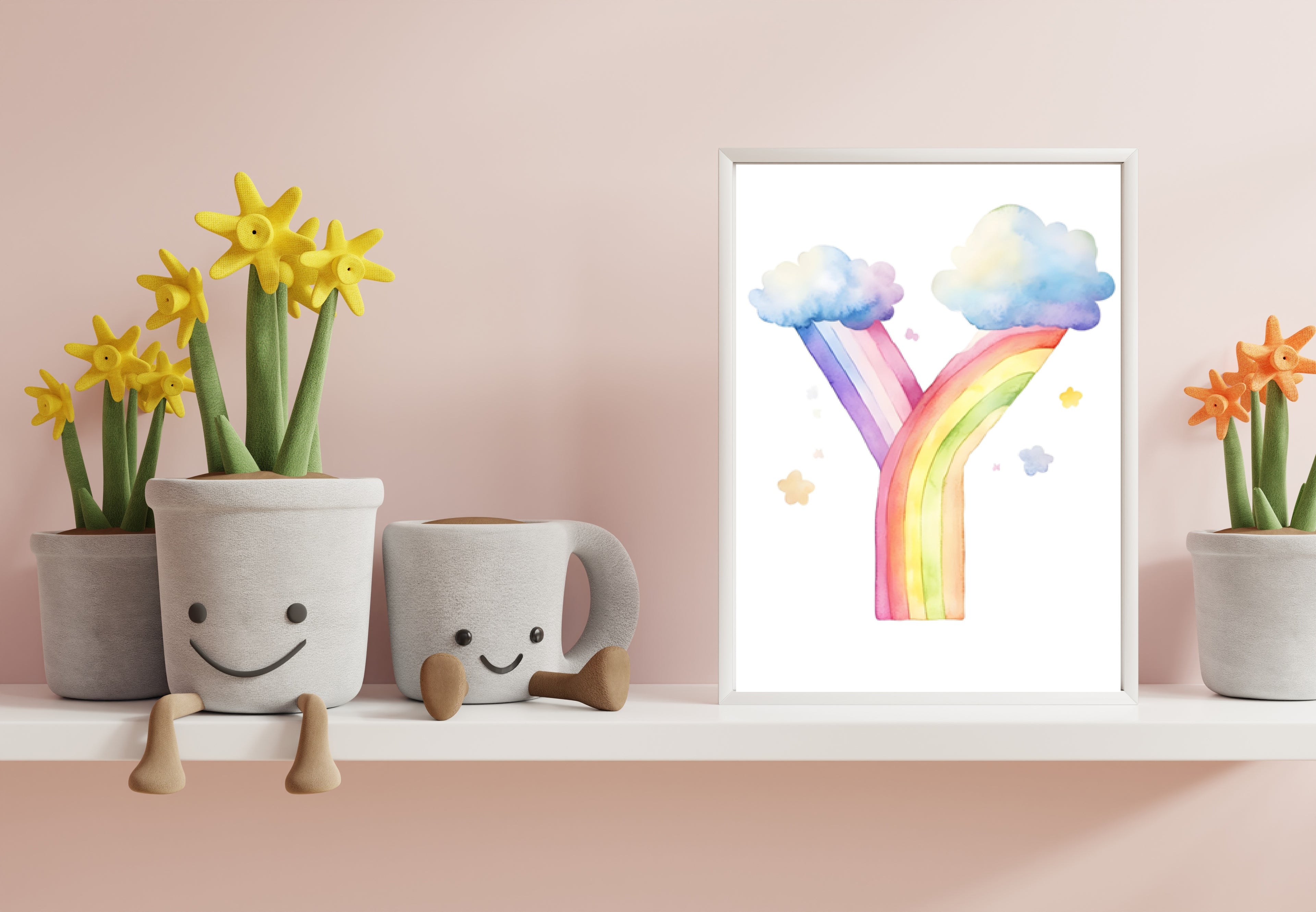 Rainbow Alphabet - Y