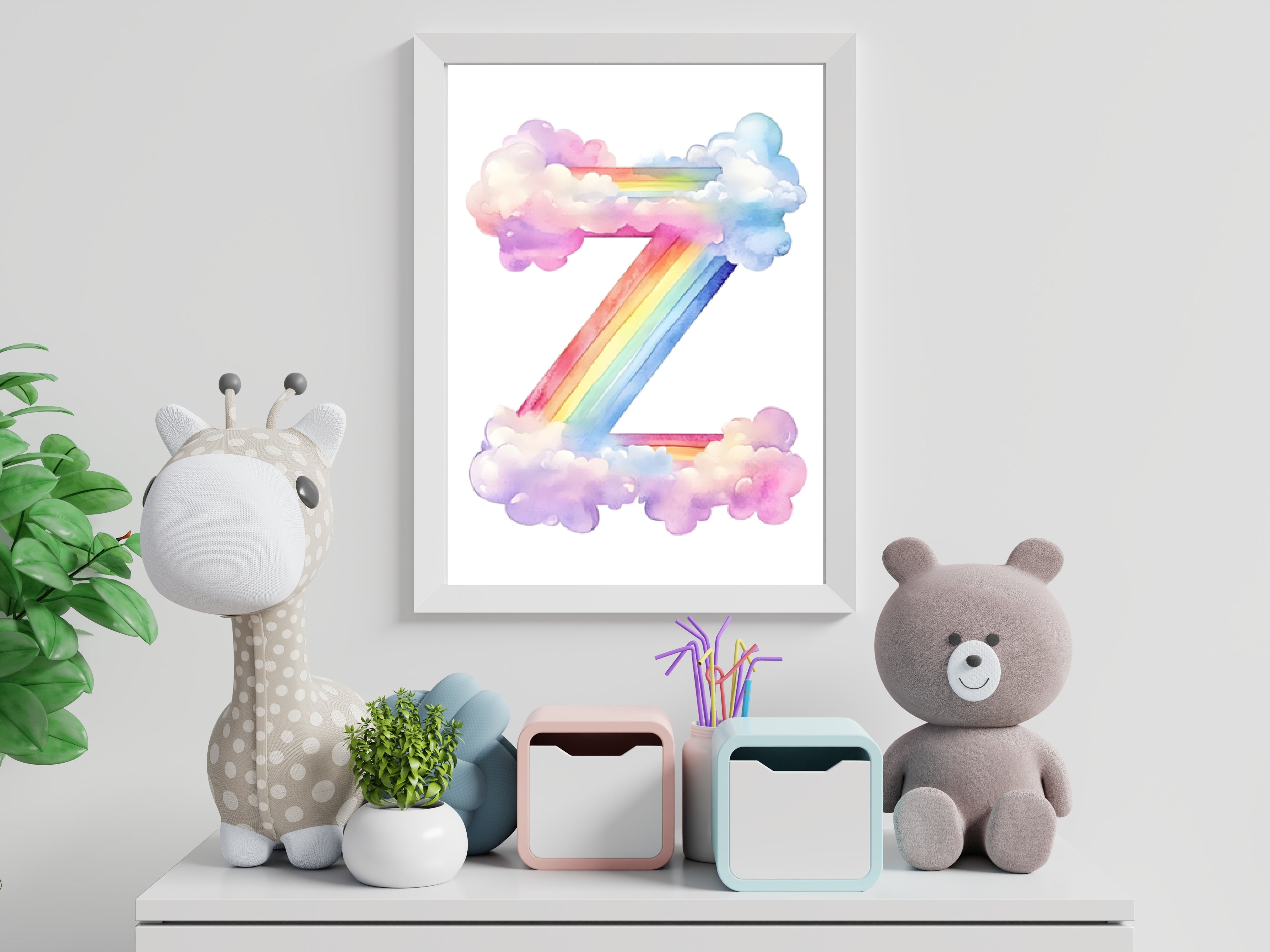 Rainbow Alphabet - Z