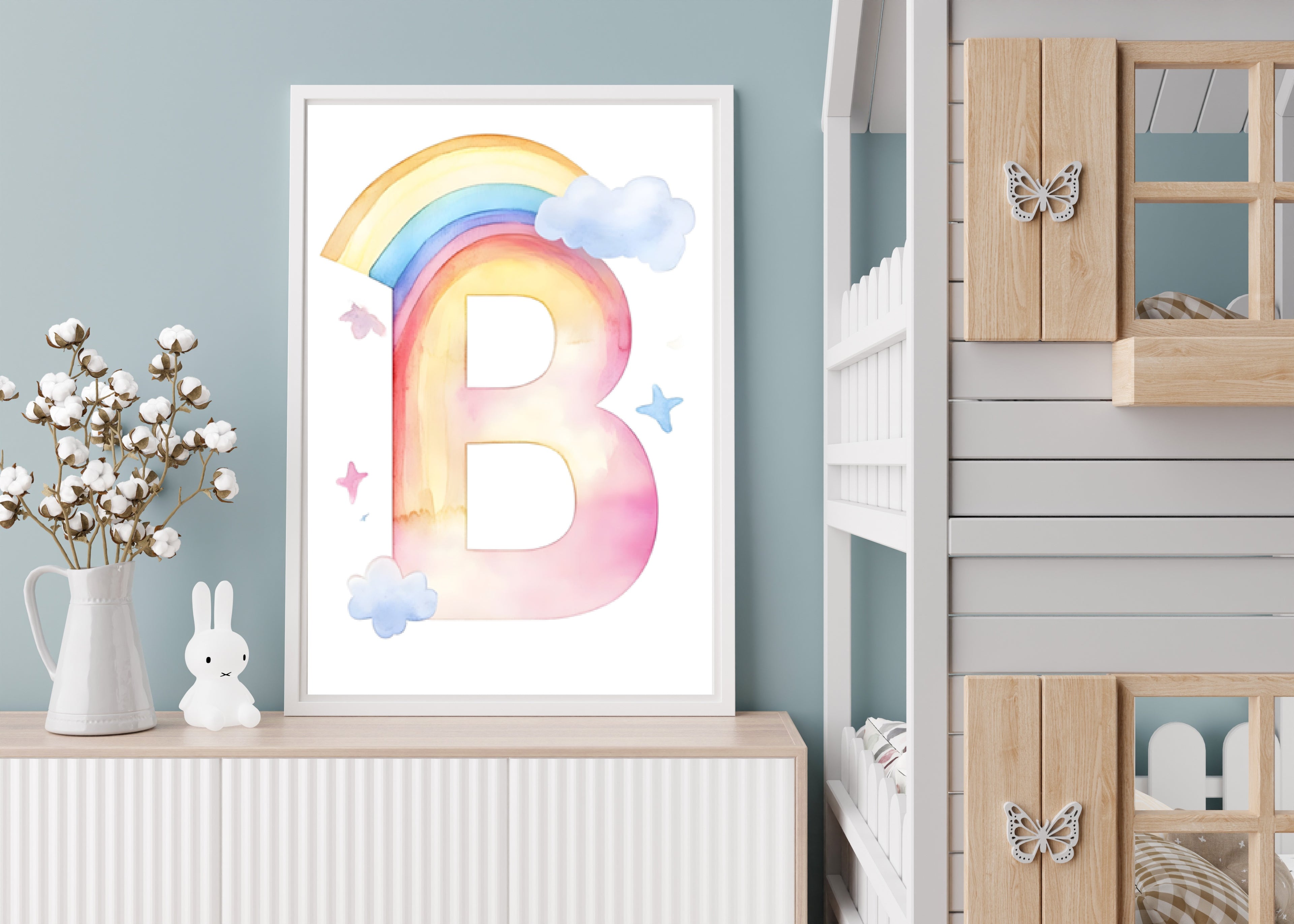 Rainbow Alphabet - B