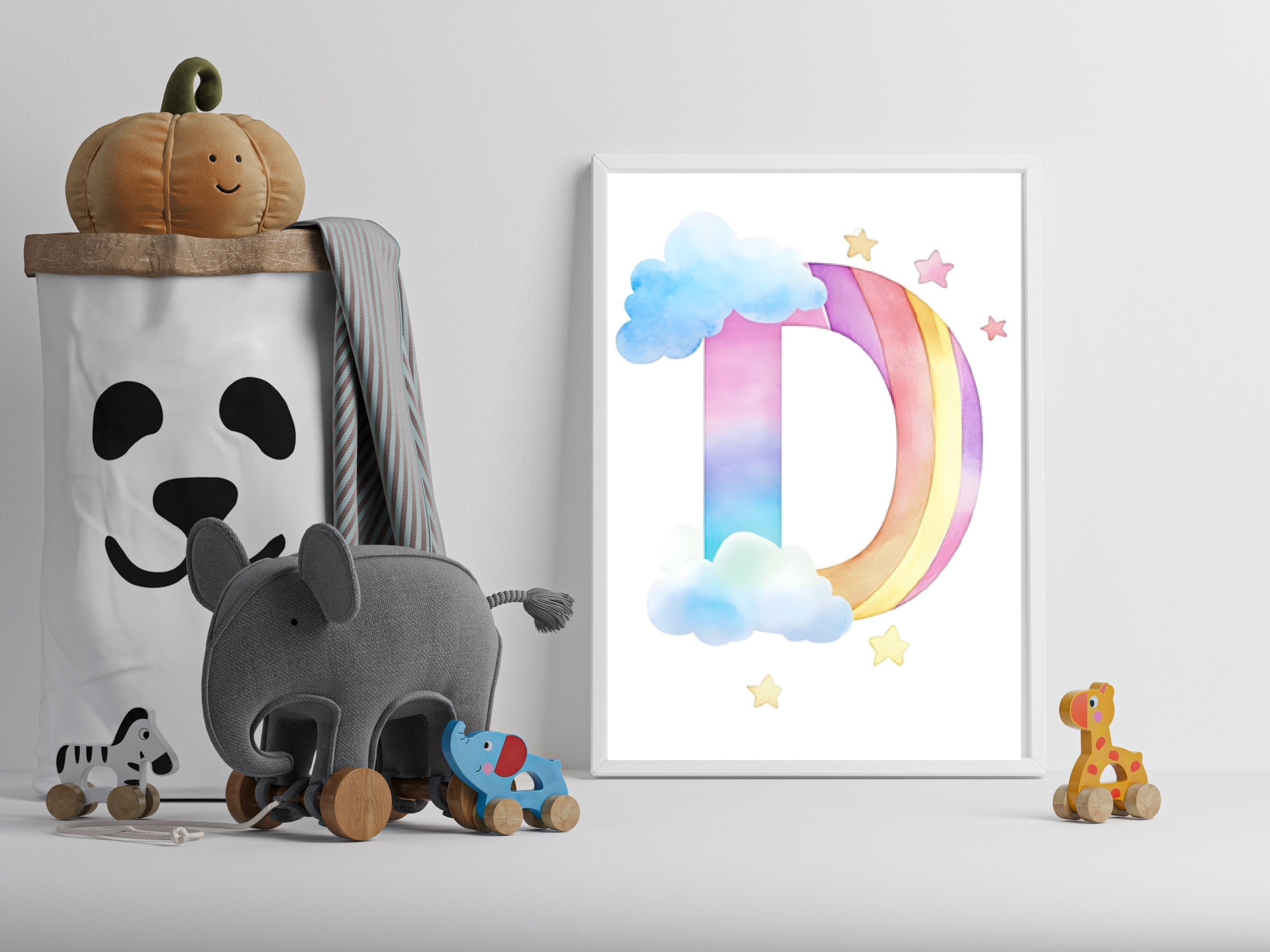 Rainbow Alphabet - D