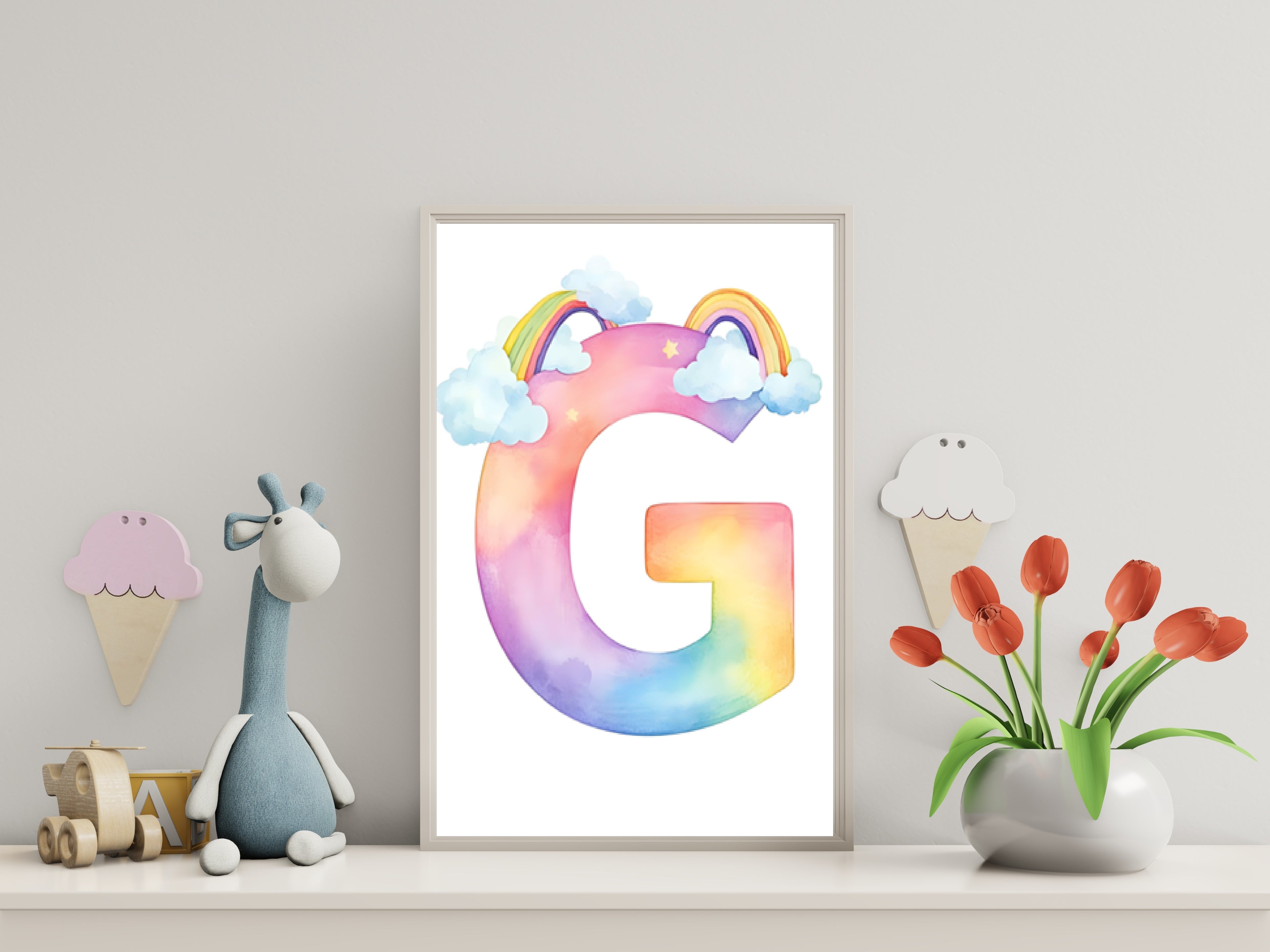 Rainbow Alphabet - G