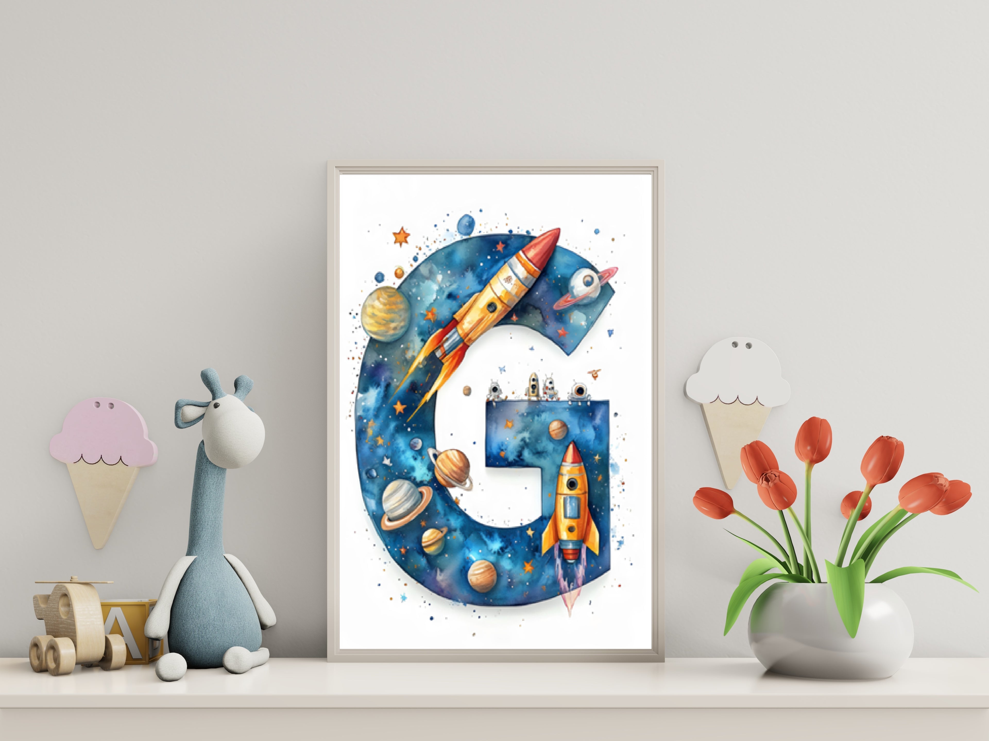 Space Alphabet - G