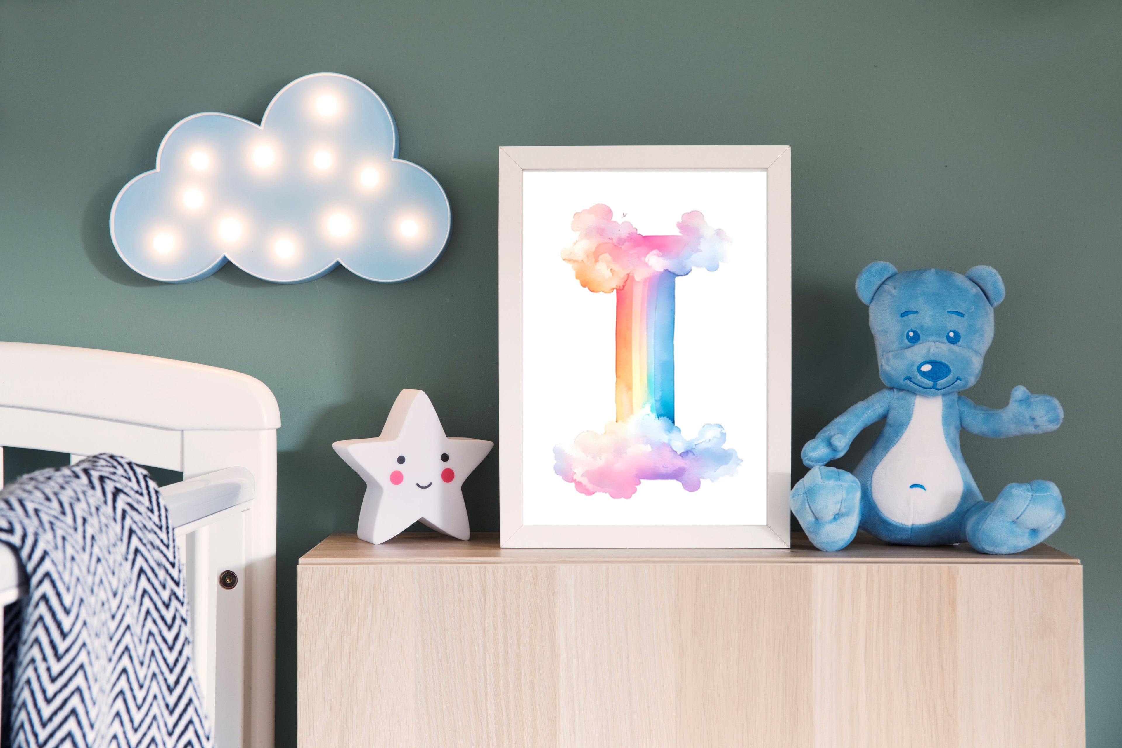 Rainbow Alphabet - I