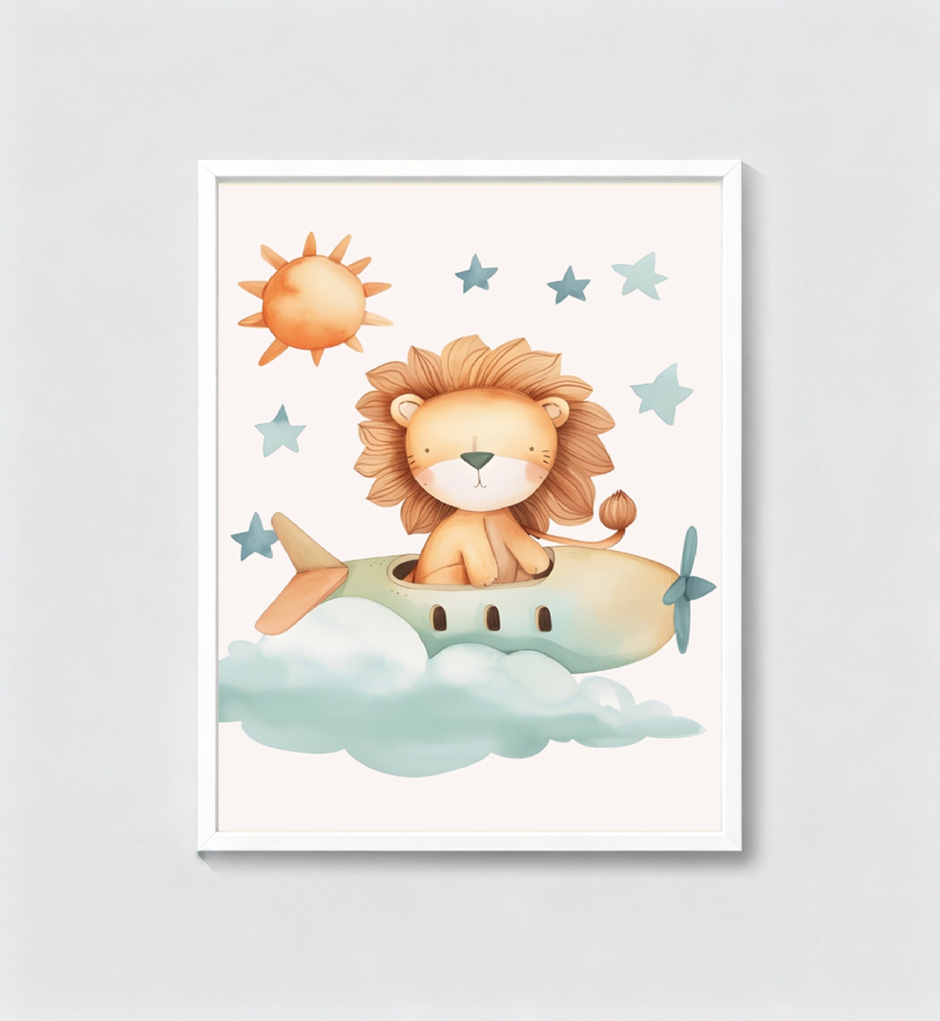 Lion - Soaring high in the sky